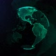Abstract planet earth rotating Digital globe - VideoHive Item for Sale