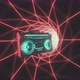 Retro 80s VJ Loop With Music Boom Box - VideoHive Item for Sale