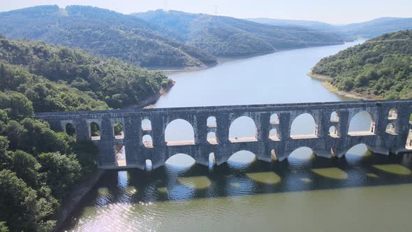 historic ottoman aqueduct Istanbul