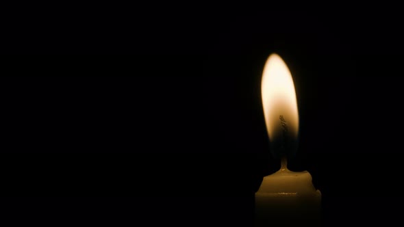 Candle Off Center Flicker
