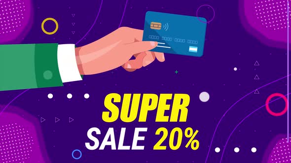 Super Sale 20% Background
