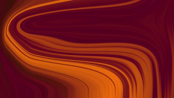 Fluid vibrant gradient footage. Moving 4k animation of orange brown red colors with smooth movement