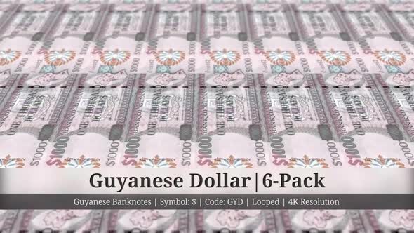 Guyanese Dollar | Guyana Currency - 6 Pack | 4K Resolution | Looped