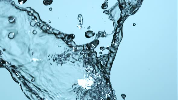 Water pouring and splashing in ultra slow motion  alt