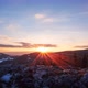 Scene Nature Sunset at Mountains - VideoHive Item for Sale