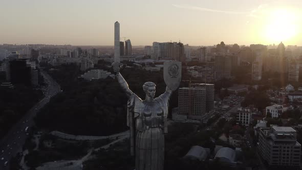 Motherland Monument in Kyiv - Ukraine