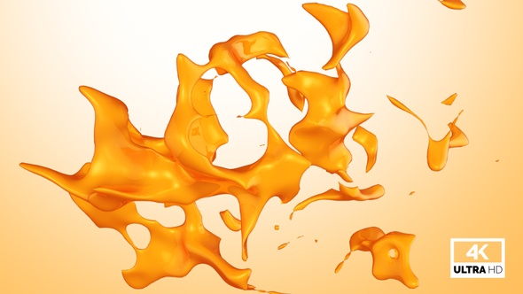 Orange Juice Stream Splash alt