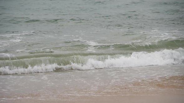 Turquoise Rolling Wave, Slow Motion