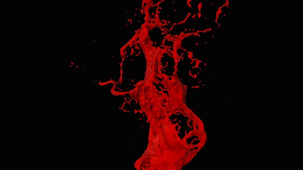 Splash Of Red Liquid alt