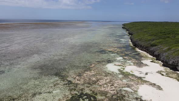 Zanzibar Tanzania  Aerial View of the Indian Ocean