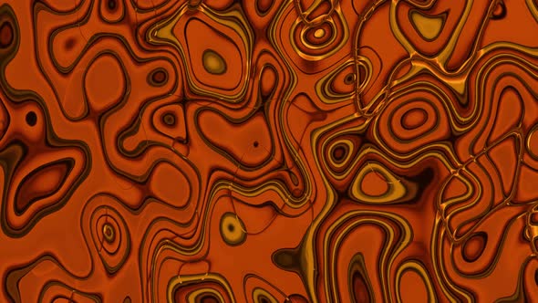 Abstract Golden Colorful Liquid Smooth Background