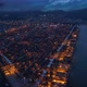 Aerial footage container terminal at night - VideoHive Item for Sale