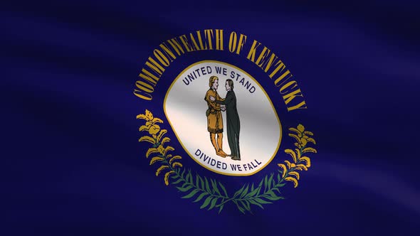 Kentucky State Flag Background 4K