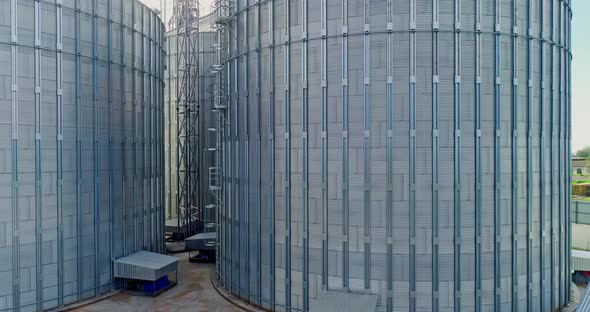 Grain Elevator at Modern Factory
