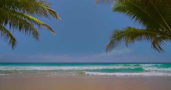 Amazing beach Andaman seascape in sunny day