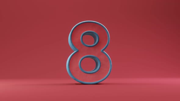 countdown number text red in background red 3d illustration rendering, countdown text number red 4k