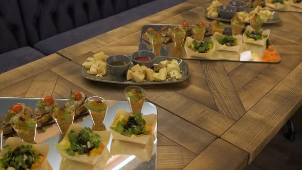 Different Appetizer, Food Catering, Buffet Party Concept