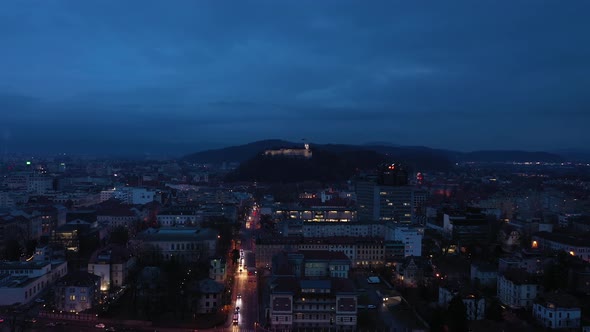 Ljubljana City at Night