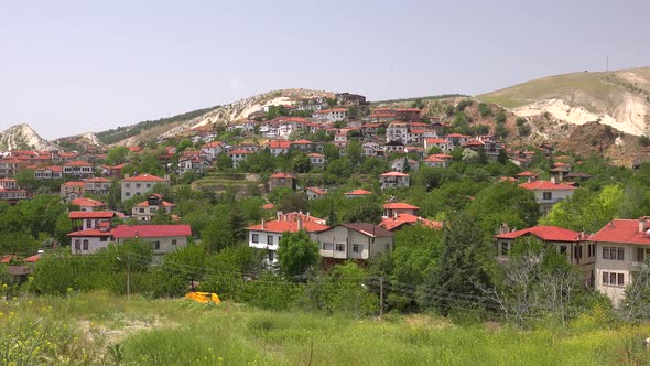 Cute Nostalgic City With Traditional Architecture in Anatolia