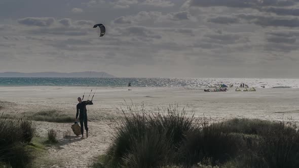 kite surf tarifa, andalusia spain