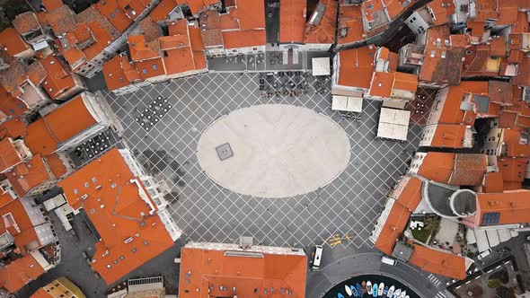 Aerial View of Piran, Slovenia