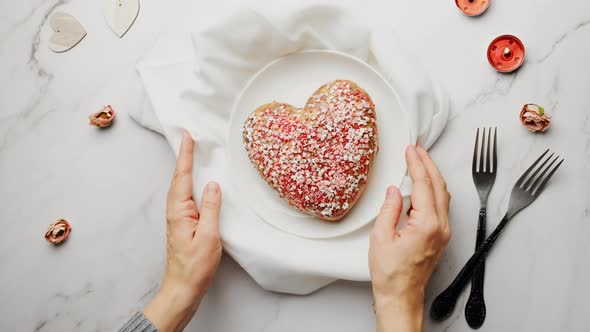 Valentines Day Sweet Cake