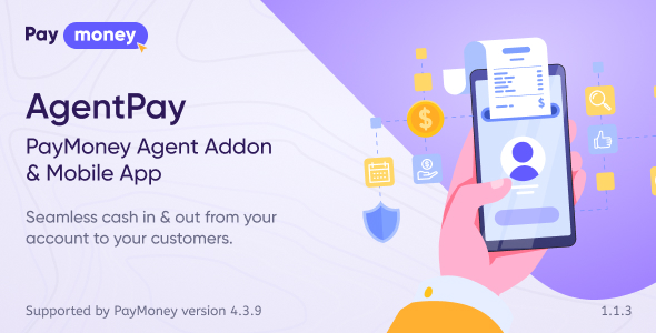 AgentPay - PayMoney Agent Addon & Mobile App