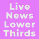 Edit News Live Lower Thirds MOGRT - VideoHive Item for Sale