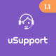 uSupport - Support Ticket Plugin for Ultimate SMS - CodeCanyon Item for Sale
