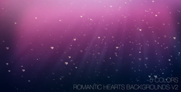 Romantic Hearts Backgrounds V2
