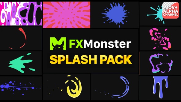 Splashes Pack | Motion Graphics alt