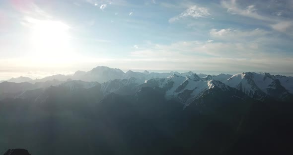 Huge Snow Mountains