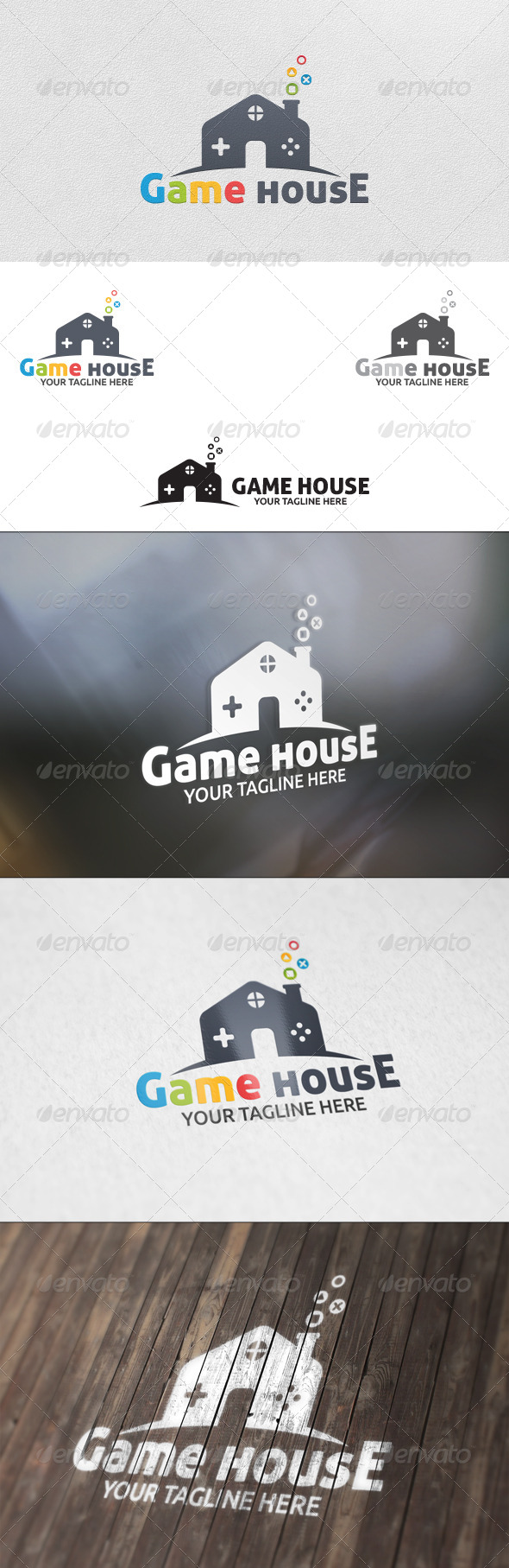 Game House - Logo Template