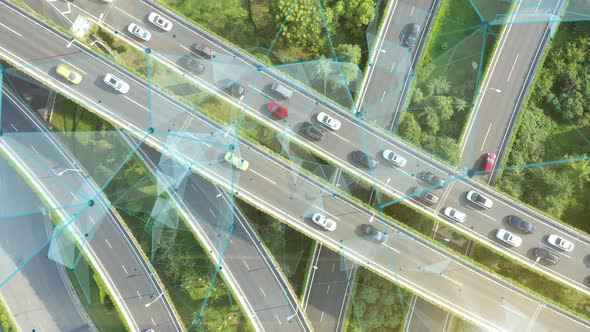 Smart traffic big Data concept