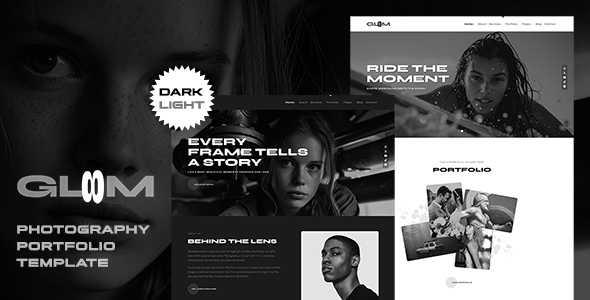 Gloom - Photography Portfolio Template
