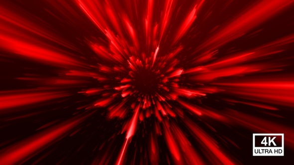 Abstract Red Fractal Background 4K