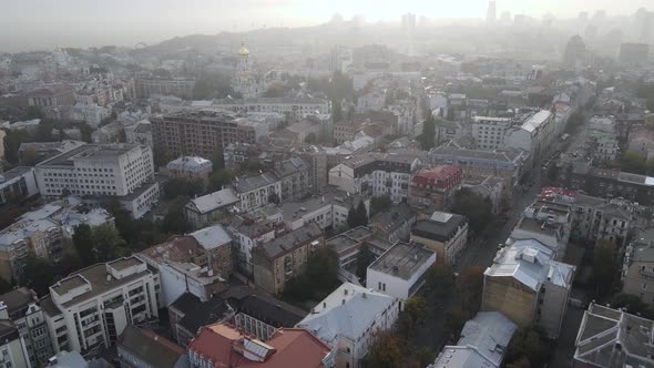 Kyiv - the Capital of Ukraine. Aerial View. Kiev