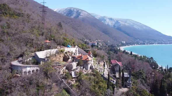 Castle of the Prince of Oldenburg. Gagra. Abkhazia.