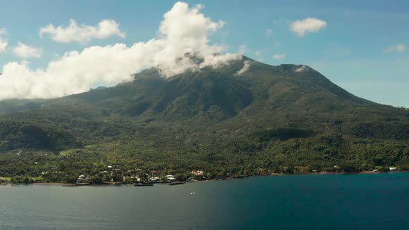 Mountains Covered with Rainforest Philippines Camiguin