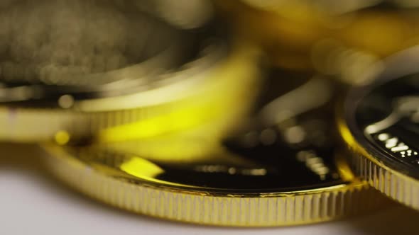 Rotating shot of Titan Bitcoins