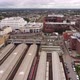 Drone View of the Platforms of the Station and Beautiful Views of Wimbledon - VideoHive Item for Sale