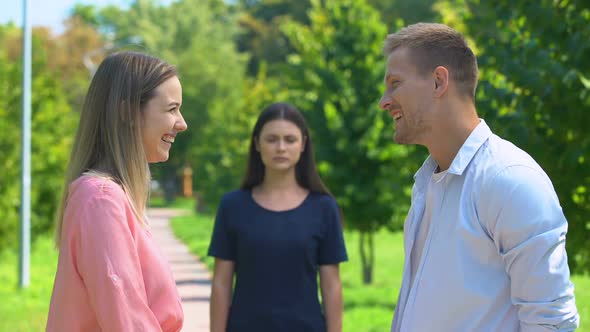 Offended Girl Feeling Herself Unnecessary in Company of Friend With Boyfriend