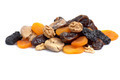 Walnuts and dried fruits collection on white. - PhotoDune Item for Sale