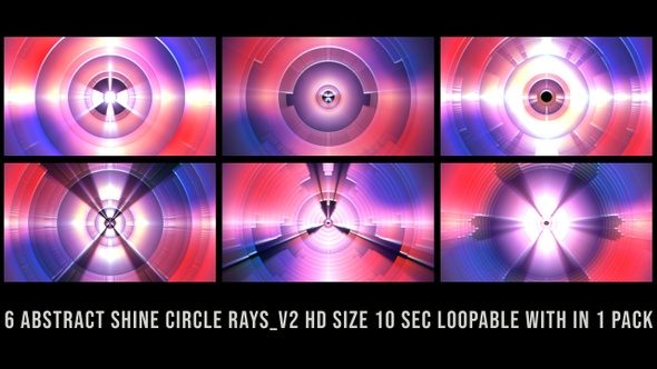 Abstract Shine Circle Rays Pink Pack V02 alt