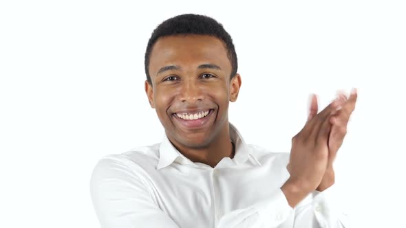 Black Man Applauding, Clapping