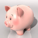 Cute Piggy Bank - 3DOcean Item for Sale
