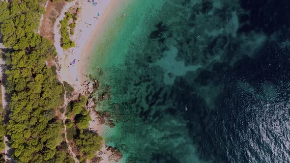 Top-down view over Golden Cape