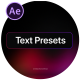Text Presets - VideoHive Item for Sale