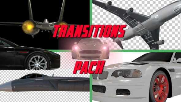 11 Plane & Car Transitions Pack