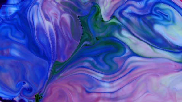 Abstract Colorful Sacral Liquid Waves Texture 480 alt